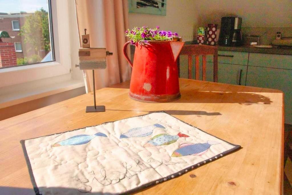 Bunte-Kuh-Borkum Apartment Bagian luar foto