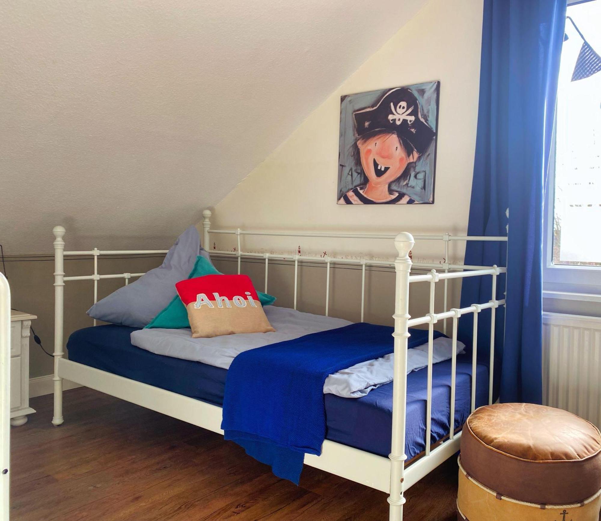 Bunte-Kuh-Borkum Apartment Bagian luar foto